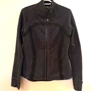 lululemon define athletica Dark Gray/black Jacket, size 10